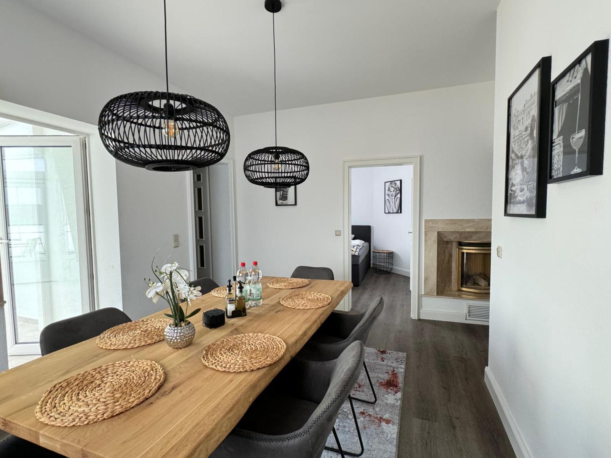 220 Qm Penthouse Wohnung Mit Fahrstuhl - Ohne Spa MHG Eksteriør billede
